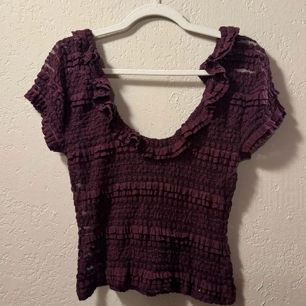 NWOT Free People Intimately “Talk About It” Cami – Fig Jam – Size M